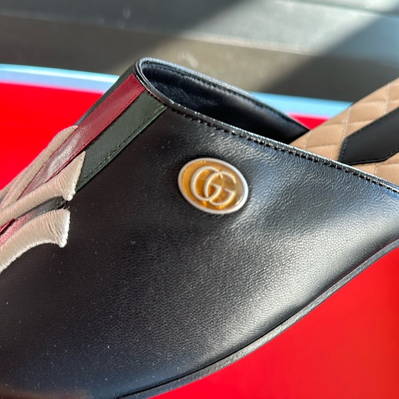 Gucci Leather Slides - Picture 3 of 9